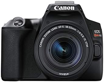 Amazon.com : Canon EOS Rebel SL3 Digital SLR Camera with EF-S 18-55mm Lens kit, Built-in Wi-Fi, Dual Pixel CMOS AF and 3.0 Inch Vari-Angle Touch Screen, Black : Electronics