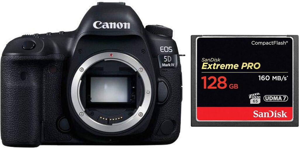 Canon EOS 5D Mark IV Full Frame Digital SLR Camera with EF 24-105mm f/4L is II USM Lens Kit Black