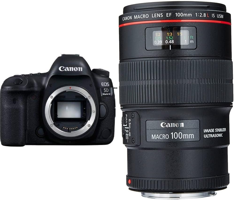 Canon EOS 5D Mark IV Full Frame Digital SLR Camera with EF 24-105mm f/4L is II USM Lens Kit Black
