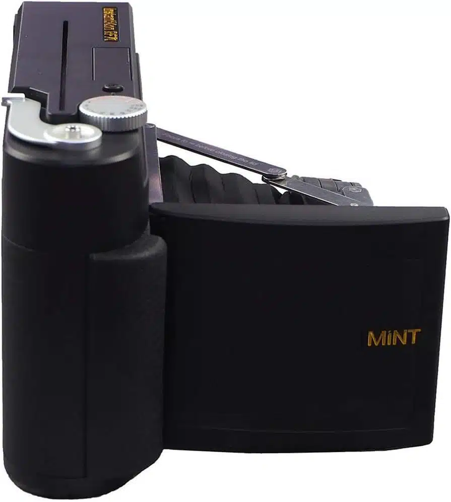 MiNT Instantkon RF70 Large Format Rangefinder Instant Camera with Real Image View Finder, Manual  Auto Mode Control, Black