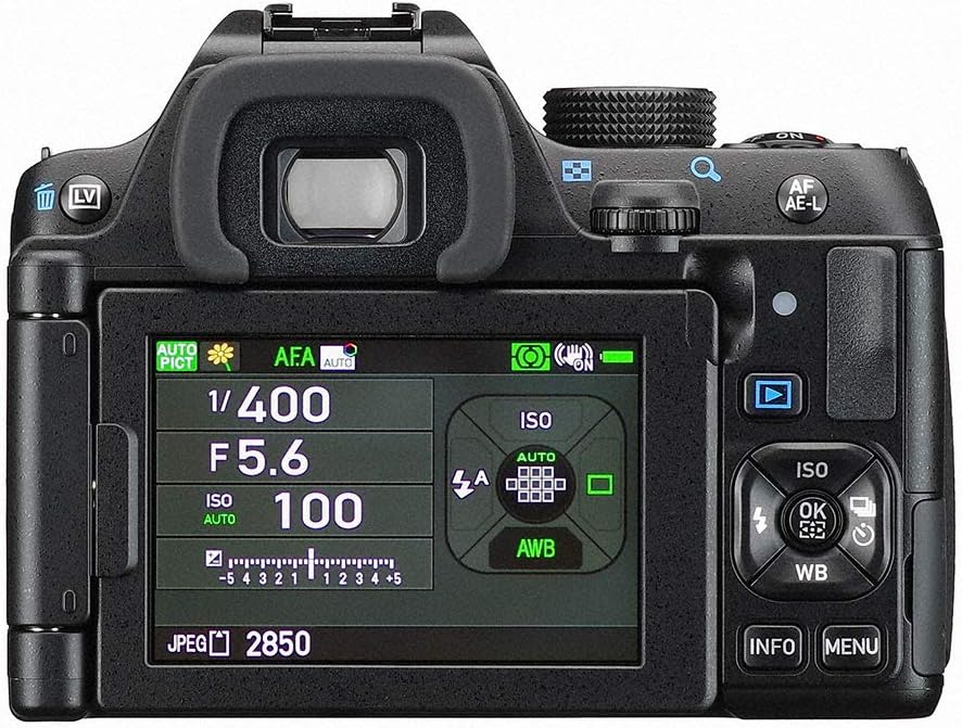 Pentax K-70 Weather-Sealed DSLR Camera with 18-135mm Lens (Silver)