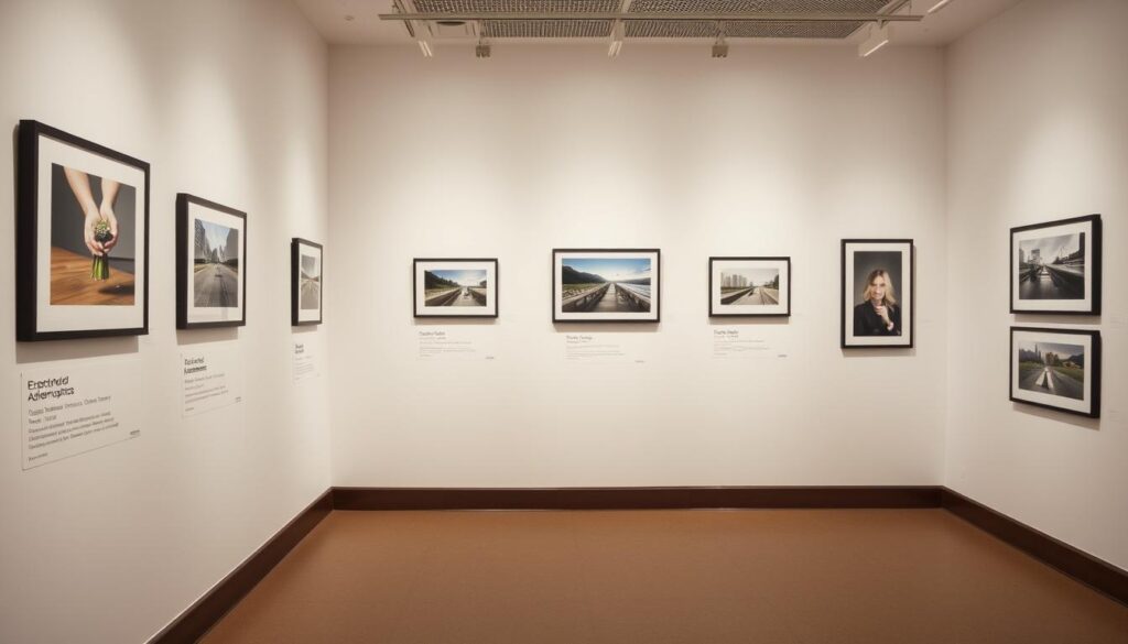 best practices for labeling exhibition photos