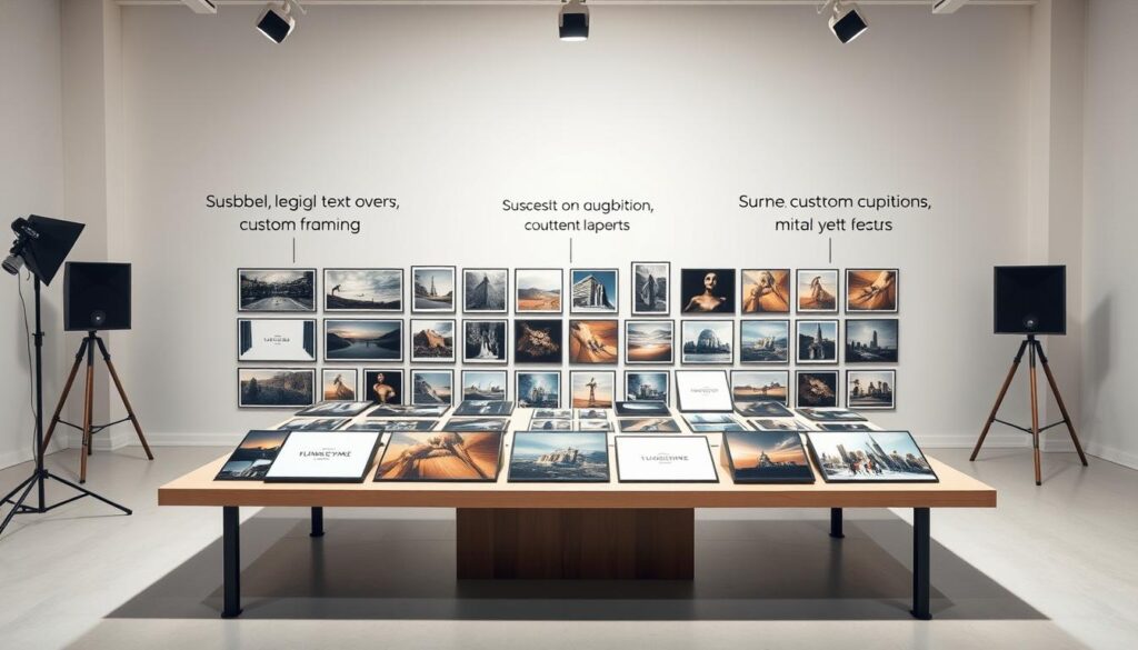 best practices for labeling exhibition photos