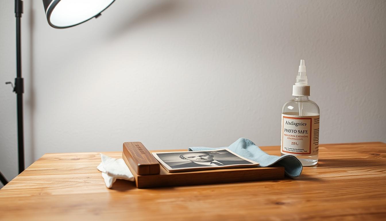 how to clean a photograph