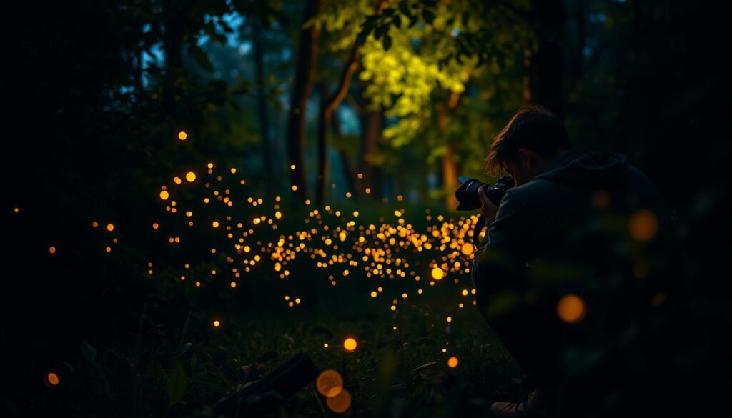 techniques for photographing fireflies