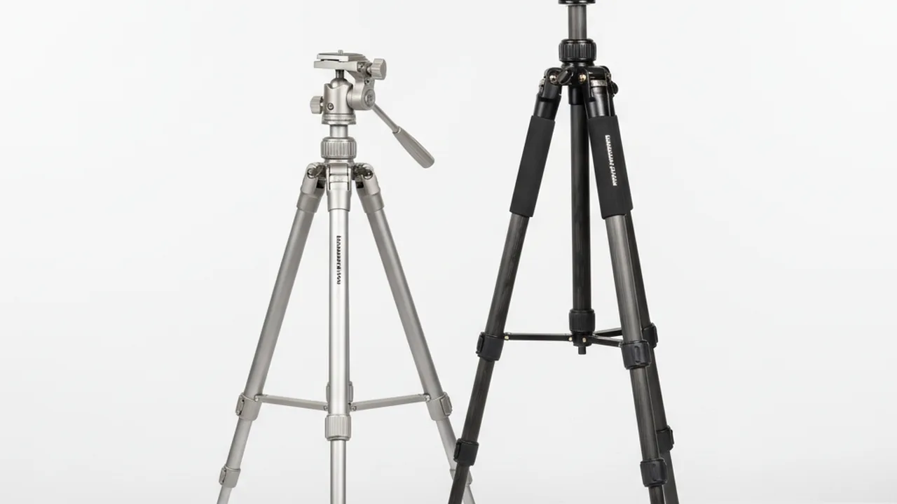 Aluminum vs carbon fiber tripod side by side comparison