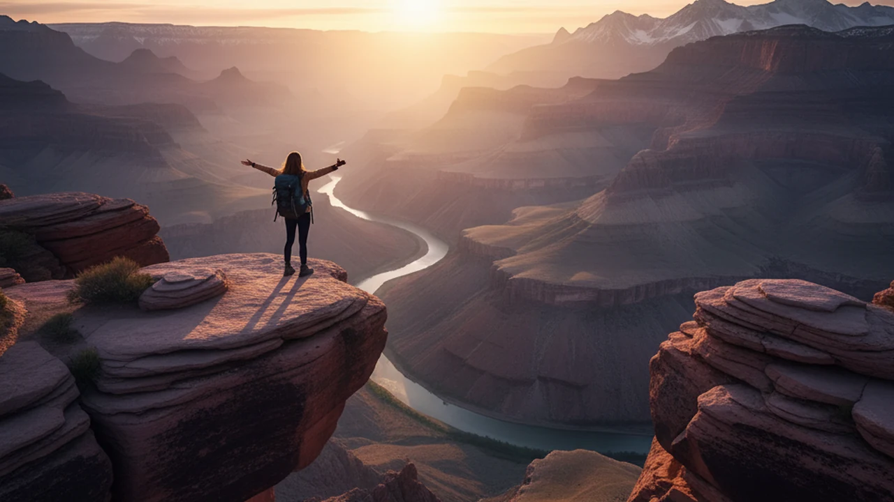 Professional photography scene representing travel